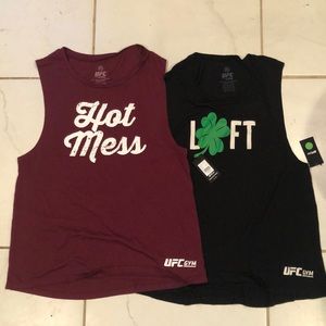 Womens Brand new UFC muscle tank bundle